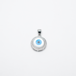 Round Evil-Eye Pendant