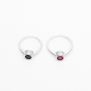 Halo Statement Gemstone Ring